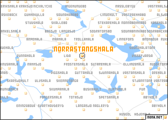 map of Norra Stångsmåla