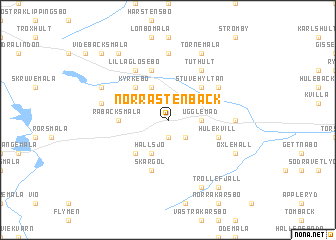 map of Norra Stenbäck