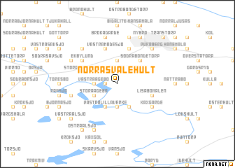 map of Norra Svalehult