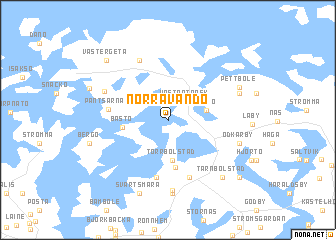 map of Norra Vandö