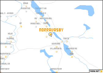 map of Norra Väsby