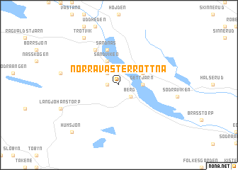 map of Norra Västerrottna