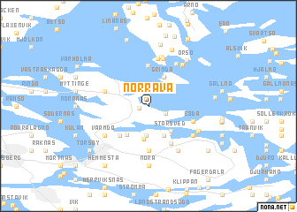 map of Norråva