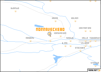 map of Norra Veckebo