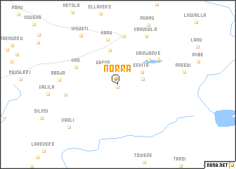 map of Norra