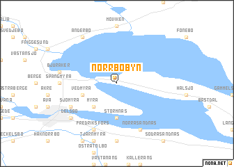 map of Norrbobyn