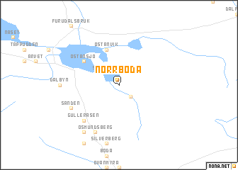 map of Norrboda