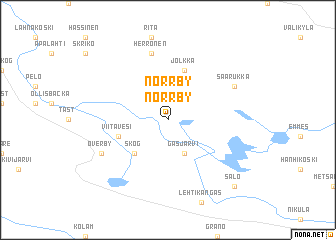 map of Norrby