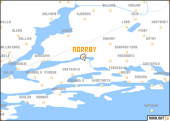 map of Norrby