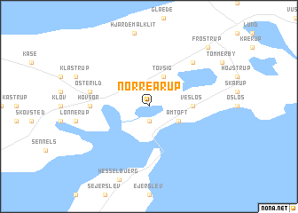 map of Nørre Arup