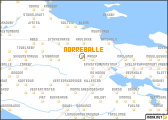 map of Nørreballe