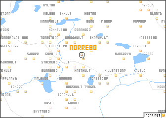 map of Norrebo