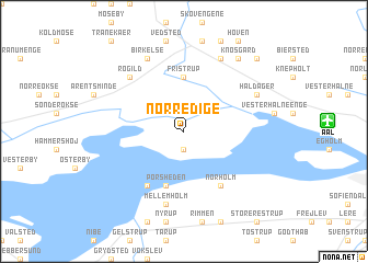 map of Nørredige