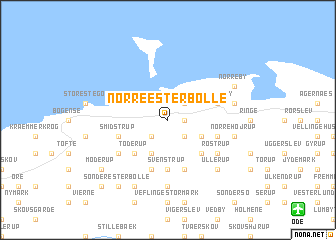 map of Nørre Esterbølle