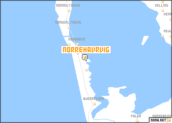 map of Nørre Havrvig
