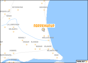 map of Nørre Hurup