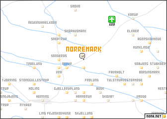 map of Nørremark