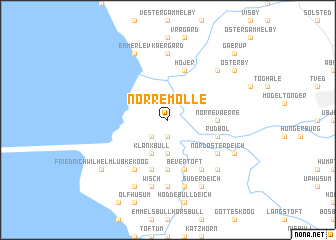 map of Nørremølle