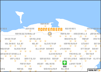 map of Nørre Nærå