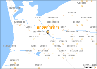 map of Nørre Nebel