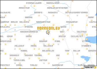 map of Nørre Ønlev