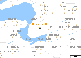 map of Nørre Rind