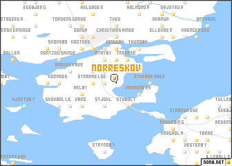 map of Nørreskov