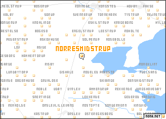 map of Nørre Smidstrup