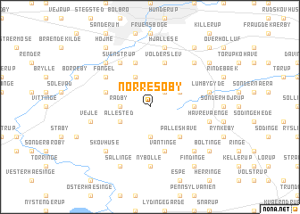 map of Nørre Søby