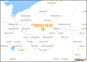 map of Nørre Tarp