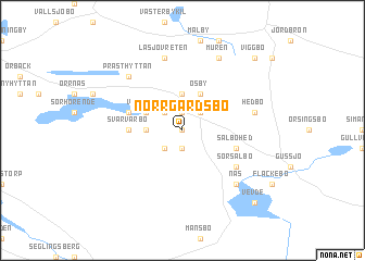 map of Norrgärdsbo