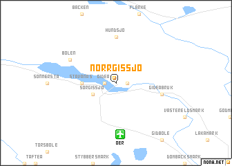 map of Norrgissjö