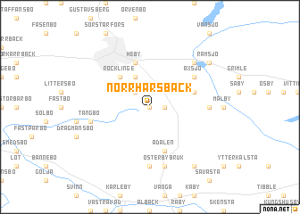 map of Norrhårsbäck