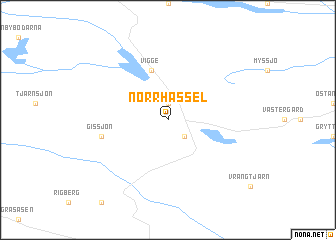 map of Norrhassel