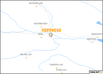 map of Norr-Hede