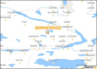 map of Norrhenninge