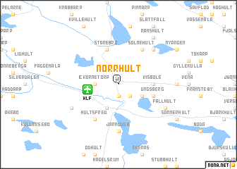 map of Norrhult