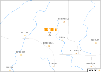 map of Norrie