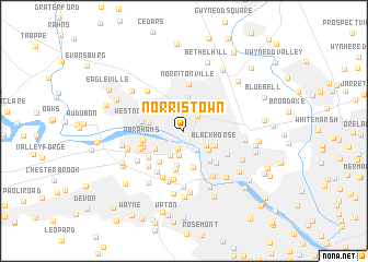 map of Norristown