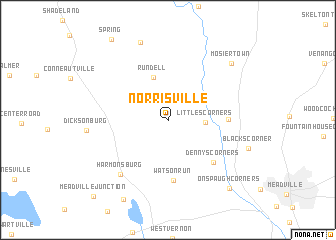 map of Norrisville