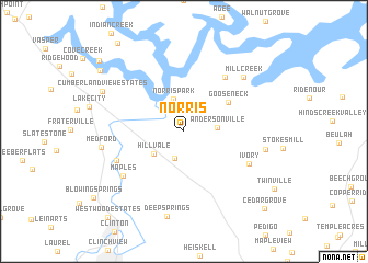 map of Norris