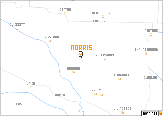 map of Norris