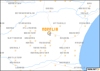 map of Norrlia