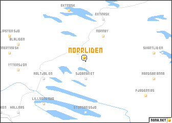 map of Norrliden