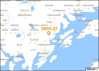 map of Norrlöt