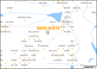 map of Norrlövsta