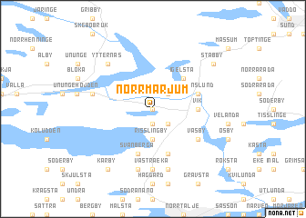 map of Norrmarjum