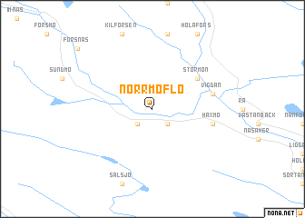 map of Norrmoflo