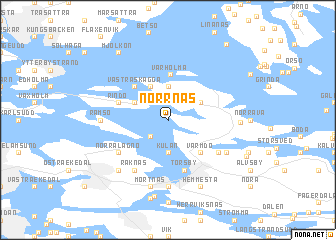 map of Norrnäs