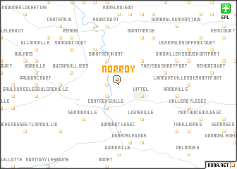 map of Norroy